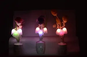 Mushroom Shape Colour Changing LED Night Light Lamp, with on-Off Switch Button (Pack off 2) (Design may be slightly different)-thumb3