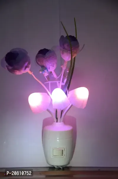 Mushroom Shape Colour Changing LED Night Light Lamp, with on-Off Switch Button (Pack off 1) (Design may be slightly different)-thumb4