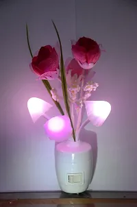Night Light for Bedroom Night Lamp On/Off Button 6 Months Warranty Power Saver (Multicolour) (Get Free Vastu Tortoise Plate Set)-thumb2