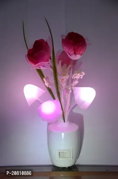 Night Light for Bedroom Night Lamp On/Off Button 6 Months Warranty Power Saver (Multicolour) (Get Free Vastu Tortoise Plate Set)-thumb3