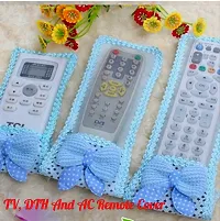 Remote Cover/TV, Air Conditioner, D2H, DTH Remote Control Dust Cover (Pack of 3)(Get Free Feng Shui Vastu Tortoise Plate Set)-thumb3