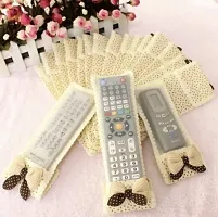 T.V Remote Cover | Dustproof Remote Cover Fits in 3 Different Sizes of Remotes - Set of 3 (Get Free Triangle Shape Mobile Stand)-thumb2