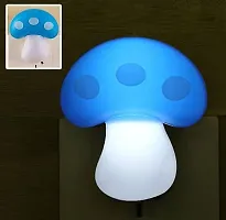 Mushroom Shaped Design Night Light for Bed Lamp Home Decor for Kids Favourite Birthday Party Return Gifts (Assorted) (Pack of 2)-thumb2