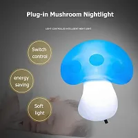 Mushroom Shaped Design Night Light for Bed Lamp Home Decor for Kids Favourite Birthday Party Return Gifts (Assorted) (Pack of 3)-thumb3