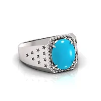 Reliable Turquoise Brass Crystal Rings For Women And Men-thumb1