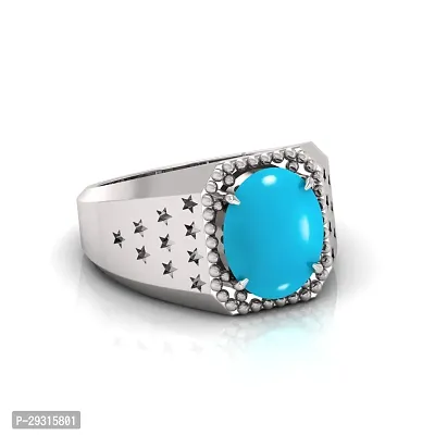 Reliable Turquoise Brass Crystal Rings For Women And Men-thumb2