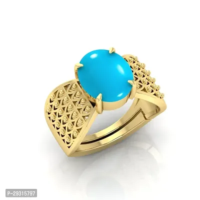 Reliable Turquoise Brass Crystal Rings For Women And Men-thumb2