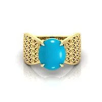 Reliable Turquoise Brass Crystal Rings For Women And Men-thumb2