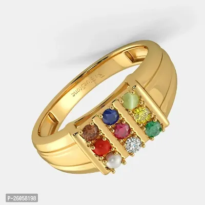 Navratan Ring For This Adjustable Finger Ring Jewellery For Men Women Boys  Girls A1 ++Quality The Best Quality  Good Future 9 Gemstone Ring-thumb0