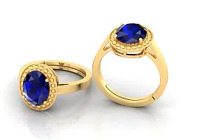 AMG GEMS 3.25 To 21.25 Ratti Neelam Stone Ring-thumb2