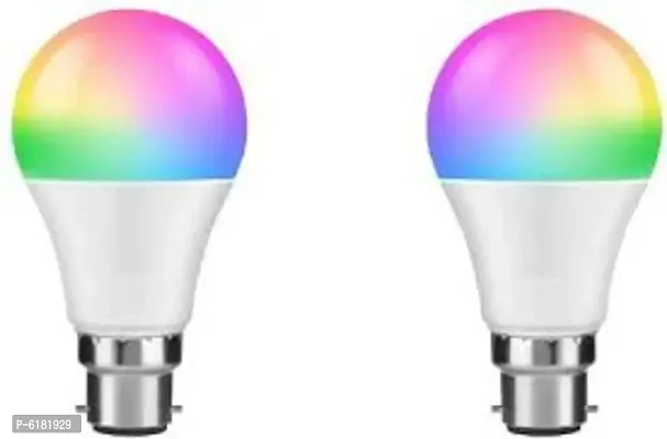 multicolor led bulb pack of 2