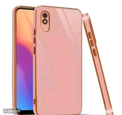 Back Cover For Mi Redmi 9A Redmi 9A Redmi 9i Mi Redmi 9i Gold Camera Bump Protector Silicon PINK-thumb0