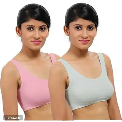 Stylis pack of 2 Air bra for womens multicolour-thumb0