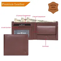 BAGMAN Mens Genuine Leather Wallet   Elegant and Stylis Wallet with RFID Protected-thumb1