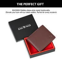 BAGMAN Mens Genuine Leather Wallet   Elegant and Stylis Wallet with RFID Protected-thumb2