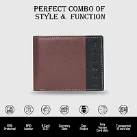 BAGMAN Men's Wallet - Genuine Leather Bi-fold Wallet | RFID Protected - Wallet for Men-thumb3