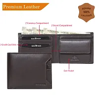 BAGMAN Genuine Leather Wallets for Men   RFID Protected Leather Wallet-thumb4