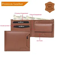 BAGMAN Genuine Leather Wallets for Men   RFID Protected Leather Wallet-thumb4