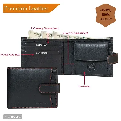 BAGMAN Mens Genuine Leather Wallet-thumb5