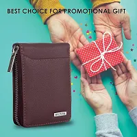 BAGMAN RFID Blocking Leather Wallet for Men Women | Vertical Credit Debit Card Holder-thumb4