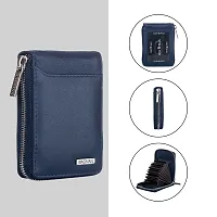 BAGMAN RFID Blocking Leather Wallet for Men Women   Vertical Credit Debit Card Holder-thumb4