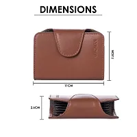 BAGMAN 13 Slots Leather Credit Card Holder Wallet for Men  Women (11 x 8.5 x 2.6 cm)-thumb3