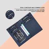 BAGMAN RFID Protected Leather Credit Card Holder Wallet for Men Women-thumb1