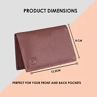 BAGMAN RFID Protected Leather Credit Card Holder Wallet for Men Women-thumb1