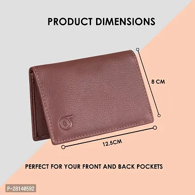 BAGMAN RFID Protected Leather Credit Card Holder Wallet for Men Women-thumb2