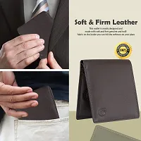 BAGMAN Mens Genuine Leather Wallet with RFID Safety   Gift Wallet-thumb4