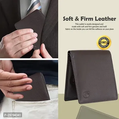 BAGMAN Mens Genuine Leather Wallet with RFID Safety   Gift Wallet-thumb5