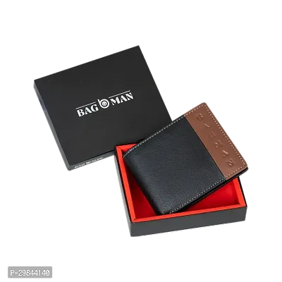 BAGMAN RFID Blocking Leather Wallet for Men | Wallets Men-thumb5