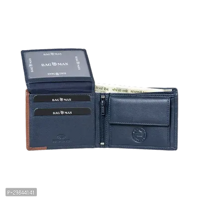 BAGMAN RFID Blocking Leather Wallet for Men | Wallets Men-thumb3