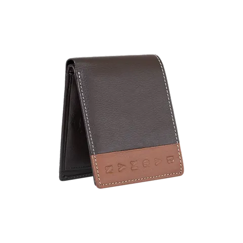 Classy Faux Leather Textured Two Fold Wallet