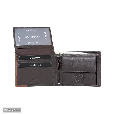 BAGMAN RFID Blocking Leather Wallet for Men   Wallets Men-thumb3