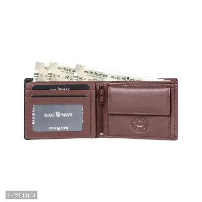 BAGMAN RFID Blocking Leather Wallet for Men | Wallets Men-thumb2