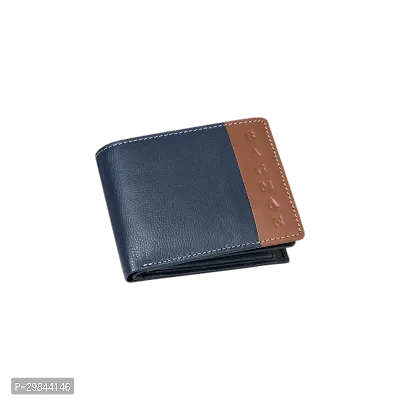 BAGMAN Mens Wallet - Genuine Leather Bi-fold Wallet | RFID Protected - Wallet for Men