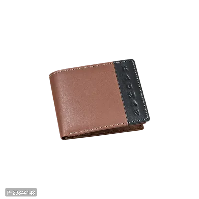 BAGMAN Mens Wallet - Genuine Leather Bi-fold Wallet   RFID Protected - Wallet for Men-thumb0