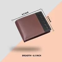 BAGMAN Mens Wallet - Genuine Leather Bi-fold Wallet   RFID Protected - Wallet for Men-thumb3