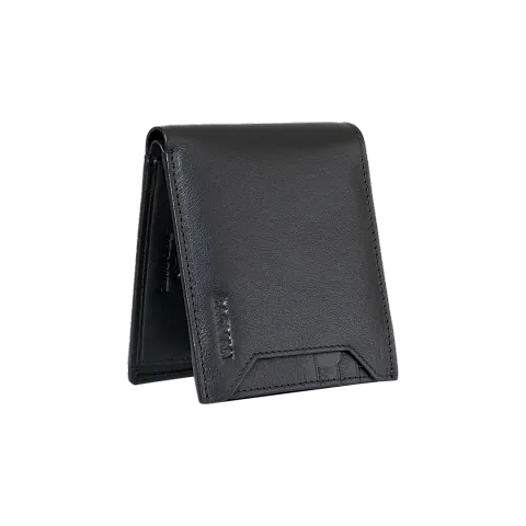 Classy Faux Leather Textured Two Fold Wallet