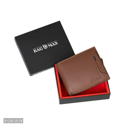 BAGMAN Genuine Leather Wallets for Men   RFID Protected Leather Wallet-thumb4