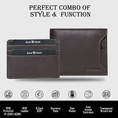 BAGMAN Leather Wallet for Men-thumb2