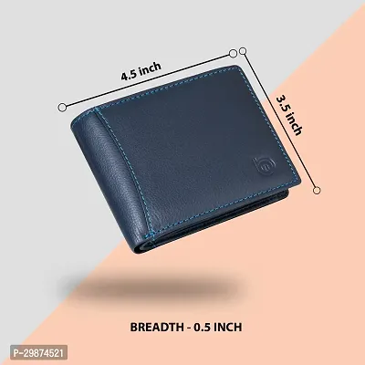 BAGMAN Wallet for Men   Genuine Leather Bi-fold Wallet-thumb3