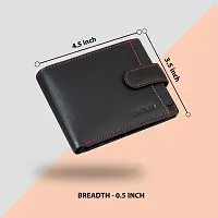 BAGMAN Genuine Leather Wallets for Men   RFID Protected Leather Wallet for Men  Mens Wallet with 5 Card Slots-thumb4