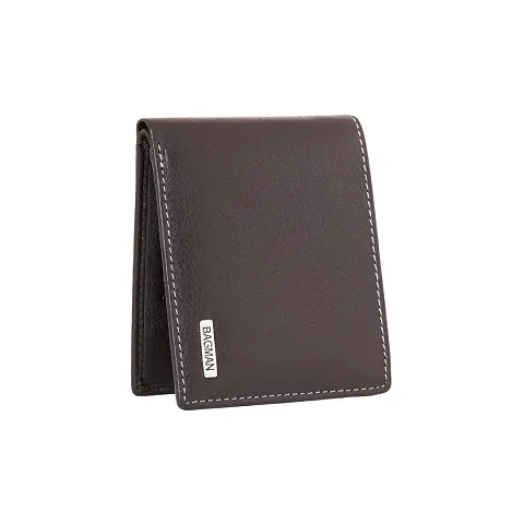 Classy Faux Leather Textured Two Fold Wallet