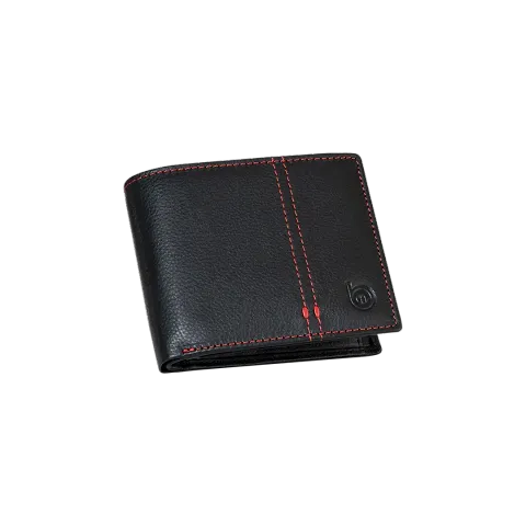 Classy Faux Leather Textured Two Fold Wallet