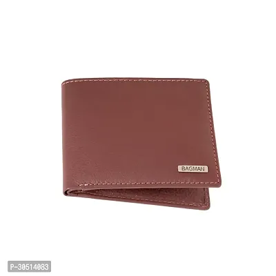 BAGMAN Leather Wallet for Men   RFID Protected   8 Cards Slots