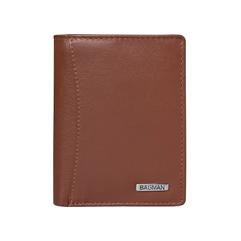 Stylish Leather Solid Card Holder Wallets For Men