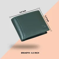 BAGMAN Leather Wallet for Men, 6 Card Slot-thumb1