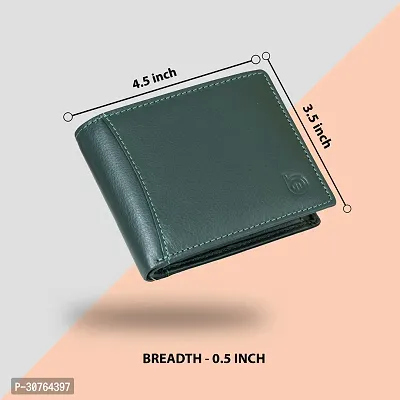 BAGMAN Leather Wallet for Men, 6 Card Slot-thumb2